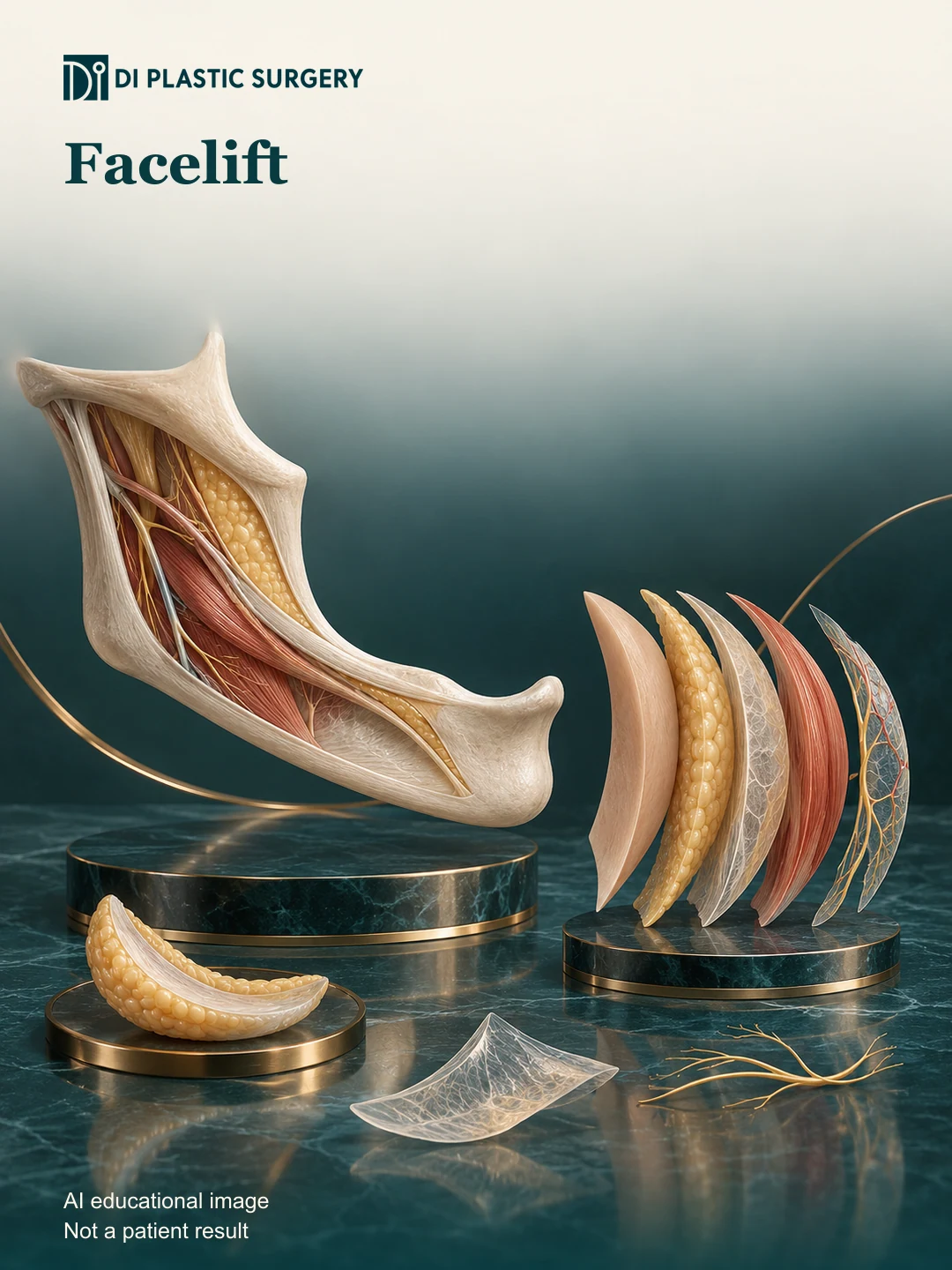 Facelift in Seoul: Plan Your Stay Around Follow-Up — AI educational concept illustration, not a patient result