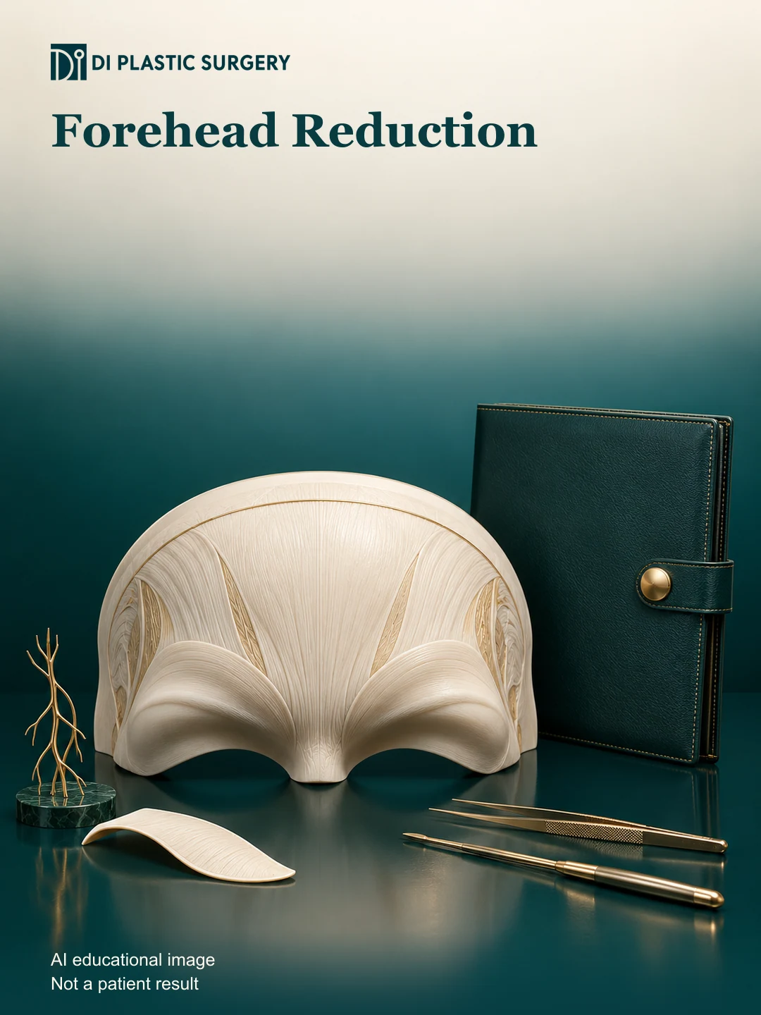 Forehead Reduction in Seoul: Plan Your Stay — AI educational concept illustration, not a patient result