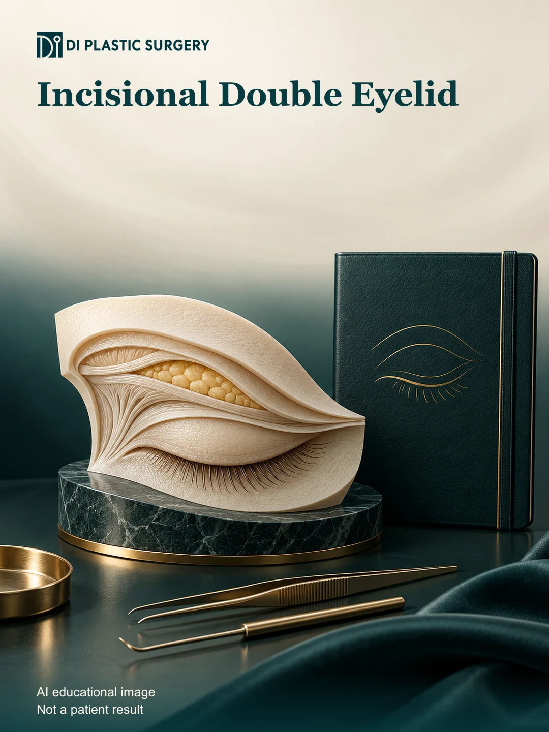 Planning a Seoul Trip for Incisional Eyelid Surgery — AI educational concept illustration, not a patient result