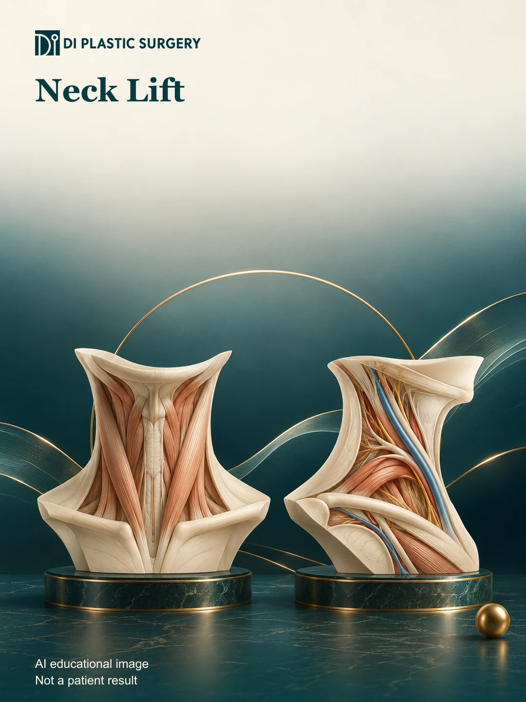 Neck Lift in Seoul: Plan Travel Around Neck Care — AI educational concept illustration, not a patient result