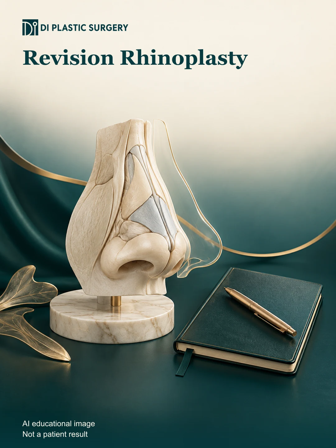 Male Revision Rhinoplasty in Seoul: A One-Month Follow-Up — AI educational concept illustration, not a patient result
